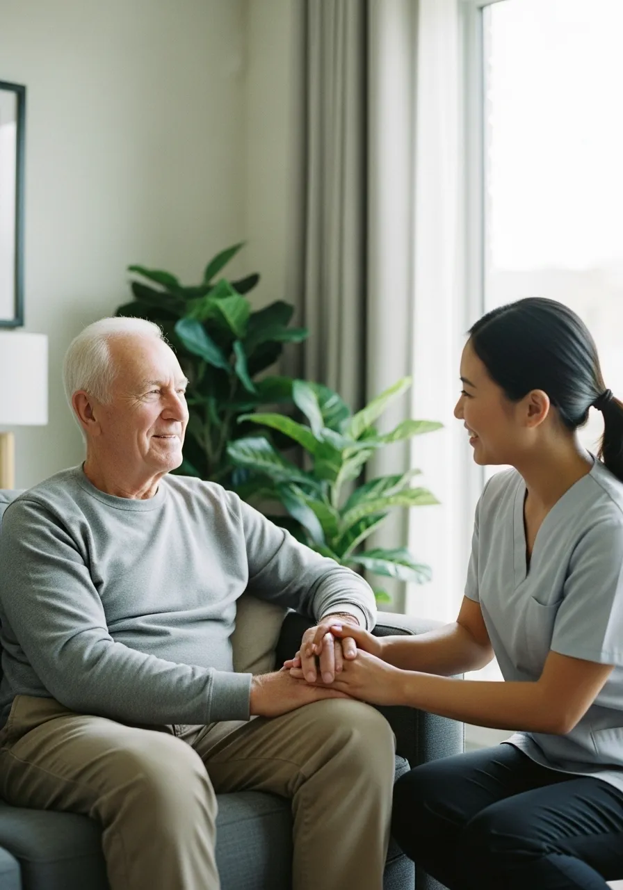 Comfortable Palm Desert assisted living home interior